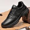 2024 Comercio Exterior Amazon Más Vendido Exterior Casual para Hombre Zapatos de Cuero para Hombre Otoño Nuevos Zapatos de Cuero de Suela Gruesa