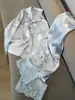 Pijama de Seda Hielo con Ribete de Encaje Negro de Lujo para Mujer, Conjunto de Ropa de Casa de Moda de Tallas Grandes para Primavera y Otoño