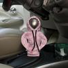 Carro Transfronteiriço Universal Alavanca de Câmbio Decorativa Moletom Hello Kitty Estampado Alavanca de Câmbio Mini Capa Protetora com Capuz