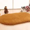 Oferta Especial Terciopelo de Cordero Alfombra Ovalada para Dormitorio Sala de Estar Baño Cocina Alfombrilla Antideslizante Cojín de Terciopelo de Cordero Felpudo