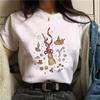 Nova Camiseta Feminina Manga Curta Morcego Roupas Abstratas Tee Tshirt