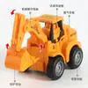 Veículo de engenharia de fricção para crianças mais vendido, escavadeira, trator, carro de brinquedo de simulação divertido, vendas diretas da fábrica