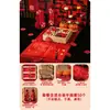 Decoração e ornamentos para mesa de chá de casamento, arranjo de mesa para decorar a sala de estar, quarto de noiva de alto padrão, conjunto de cerimônia de chá de noivado estilo chinês novo