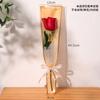 Día de San Valentín Chino Caja de Regalo Plegable de Flores Empaque para Ramo de Flores Individual Bolsa de Empaque para Flor de Rosa Caja Individual Impermeable para Flores Venta al por Mayor