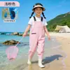 Traje de pesca impermeable de una pieza para niños para jugar en el agua, pesca, pantalones de lluvia, ropa resistente al agua, equipo de playa para jardín de infantes, overol