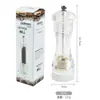 Molino de Pimienta Nuevo Transfronterizo Botella de Polvo de Pimienta Acrílica Herramienta Manual para Café Fábrica Stock Listo