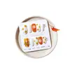 Sp-307 Patrón Naranja 10 Piezas Fototerapia Hechas a Mano Uñas Portátiles Flor Fresca Linda Verano Arte de Uñas Piezas de Uñas Venta al por Mayor