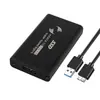 Caja para Disco Duro Móvil de Estado Sólido Ssd Msata a Usb 3.0 de Aleación de Aluminio Alta Velocidad Venta Directa de Fábrica al por Mayor