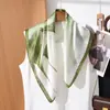 Pañuelo Cuadrado Delgado de Diseño de Nicho Estilo Francés para el Trayecto Diario, Top Tubo Decorativo Elegante y con Estilo Bufanda de Seda, Bufanda de Cuello Multiusos para Mujer