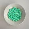 Material ecológico cuentas en espiral cuentas de agujero recto accesorios para llavero cadena de teléfono hecha a mano DIY materiales para joyería cuentas sueltas