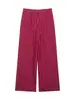 Comércio exterior atacado transfronteiriço roupas femininas europeias e americanas: Conjunto de camisa listrada solta de manga longa com colarinho e calça listrada de perna larga para o dia a dia