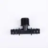 16 20Pe Accesorios para Tubería de Polietileno Riego por Goteo Conector de Espiga Codo Recto de Paso Conector en T para Riego de Invernadero Tapón
