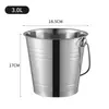 Cubo para Vino Tinto, Cubo de Hielo Portátil Doble Anillo No Magnético, Cubo de Champán para KTV Bar, Cubo de Hielo para Cerveza
