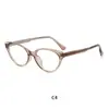 Nuevas Gafas Graduadas Estilo Europeo y Americano Ojo de Gato con Filtro de Luz Azul, Montura Elástica de Alta Gama y Diseño Versátil