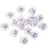 Nuevas Bolas de Burbuja Rellenas de Cuentas de Arroz Bolas Redondas Plástico Cuentas con Agujero Pasante Bolígrafo de Cuentas DIY Pulsera Accesorios de Joyería Cuentas Sueltas