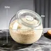 Caixa de Armazenamento, Lata Redonda para Chá da Sala de Estar, Pote para Armazenar Casca de Tangerina Seca, Pote para Armazenar Chá, Caixa Selada, Pote Selado, Pote para Conservas