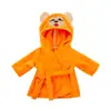 Venta Caliente Transfronteriza Ropa para Muñeca de Verano de 43 CM Vestido Temático con Capucha Animal de Dibujos Animados Lindo Pijama Al por Mayor