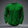 Otoño/Invierno 2026 Nuevo Sudadera Casual de Manga Larga con Cuello Redondo de Color Sólido para Hombre, Exportación Europea y Americana a Amazon
