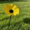 Nuevo Producto Palo de Jardín de Flor de Metal Hecho a Mano Alimentador de Pájaros de Flor de Metal Hecho a Mano