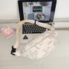 Lona Casual Ombro Bolsa Feminina 2024 Nova Bolsa Crossbody Esportes de Verão Peito Bolsa Cartoon Bonito Mulheres Cintura Bolsa
