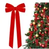 Laço de Veludo Rosa Transfronteiriço Árvore de Natal Etiqueta Doméstica Quarto Festa de Aniversário Porta Casamento Decoração de Feriado