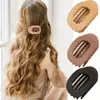 Conjunto Transfronteiriço Presilha de Cabelo de Plástico Ps Fosco Sem Marcas Estampa de Leopardo Simples Presilha Tubarão Acessório de Cabelo Bico de Pato para a Parte de Trás da Cabeça