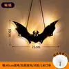 Decorações Penduradas de Halloween Pequena Luminária Pendente Cordão Lanterna de Abóbora Adereços Brilhantes Pendurado na Porta Cenário de Evento Montagem Decoração de Atmosfera Enfeites Pendurados