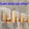 Gancho quadrado dourado de luxo leve Viscose forte suporte de carga sem perfuração banheiro vaso sanitário gancho de parede gancho de toalha sem costura