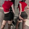 A nova secretária OL pode cortar o peito aberto para usar calcinhas divertidas, uniforme sexy puro para quadril