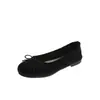 Sapatos rasos estilo ballet boca rasa femininos 2026 nova primavera verão combinam com saias Mary Janes sapatos de festa mocassins