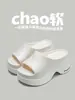 Ropa de Verano para Mujer para Exteriores 2026 Nueva Moda Chanclas de Plataforma Sandalias de Playa Antideslizantes de Suela Gruesa
