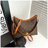 Nova Bolsa Grande Feminina 2026, Bolsa Tote de Alta Qualidade para o Dia a Dia, Bolsa de Ombro Versátil, Bolsa Transversal com Monograma Vintage