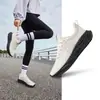 Zapatillas Deportivas Hongxingerke para Correr para Mujer Verano Malla Transpirable Sneaker Amortiguación Suela Suave Cuerda Elástica Zapatos para Saltar la Cuerda Mujer