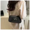 Bolso Casual de Moda de Alta Gama para Mujer 2025 Nuevo Verano Portátil Versátil Bolso Cuadrado Pequeño Estilo Coreano Nicho Sobaco