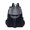 Mochila Atmosférica Feminina 2022 Nova Mochila de Estudante de Couro Macio de Grande Capacidade para Todos os Fósforos Mochila de Viagem ao Ar Livre Bolsa Feminina