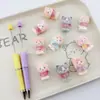 [Mengli] Accesorios Coreanos Gubu DIY Acrílico Suave Dibujos Animados KT Sanrio Bolígrafo de Cuentas Hecho a Mano DIY