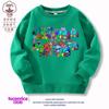 Sudadera de Jardín de Infancia Ropa de Jardín Algodón Estilo Otoño e Invierno Unisex para Niños Manga Larga Forro Polar Estampado Superior Estilo Moderno