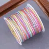 Boting No. 72, estilo chino, teñido en degradado, hilo de jade colorido para pulseras, collares, colgantes y joyería hechos a mano