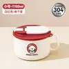 Lonchera Térmica para el Trabajo Acero Inoxidable 304 Tazón para Fideos Instantáneos con Tapa para Estudiantes Lonchera Especial para Comedor con Arroz