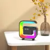 Altavoz Bluetooth G3401 Carga Inalámbrica Reloj Despertador Luz Ambiental de Colores Luz de Escritorio para el Hogar Luz Nocturna Fábrica