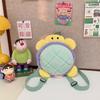 Mochila de peluche de dibujos animados otoño e invierno nueva niña corazón niña suave bolso de hombro moda almacenamiento mochila pequeña al por mayor