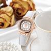 2022 Nuevo TikTok Express Live Elegante Moda Dama Cinturón Multicolor Reloj de Cuarzo Reloj Cuadrado con Diamantes