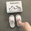 Lindas Zapatillas de Felpa de Gatito de Dibujos Animados para Mujer 2026 Otoño Invierno Zapatillas con Lazo para Niñas Zapatillas Casuales para el Hogar