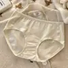 Ropa interior de algodón puro sin costuras para mujer de Xinjiang, cintura media, 10A, antibacteriana, 100% algodón, tipo con entrepierna extendida, ropa interior de algodón para bebé para mujer