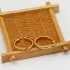 Pendientes de Oro Trenzado de Lujo Ligero Estilo Francés Pendientes con Patrón Diagonal Electrochapados en Acero Inoxidable Pendientes para Mujer Venta al por Mayor Transfronteriza