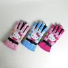 Guantes Cálidos de Dibujos Animados Personalizados al por Mayor para Niños, Impermeables, Cortavientos, Antideslizantes y Resistentes al Frío, Forrados de Polar y Engrosados para Invierno, para Estación de Esquí