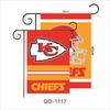 Bandera de jardín del equipo de la NFL transfronterizo Amazon Bandera del equipo de fútbol americano profesional Procesamiento de asta de bandera al por mayor