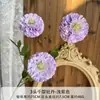 Arranjo de Cena com Flores Artificiais, Flores Artificiais da Série Roxa para Celebração de Casamento, Arranjo de Flores de Chão, Decoração Suave e Flores para Paisagismo de Salão de Casamento