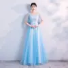 Novo Vestido Longo de Noite 2026 para Apresentações, Reuniões Anuais, Banquetes, Brindes de Casamento, Corais, Formaturas de Estudantes e Mulheres