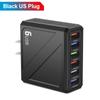 Cargador USB 3.1A 6 Puertos Cargador de Teléfono Móvil Cabezal de Carga Enchufe Europeo, Americano, Británico y Coreano Venta al por Mayor Transfronteriza